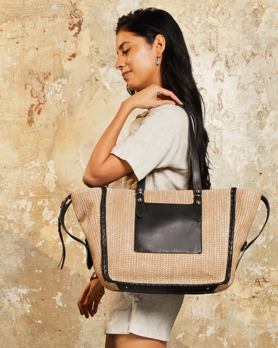 Tote Bags | Aimee Kestenberg Casablanca Raffia Large Tote