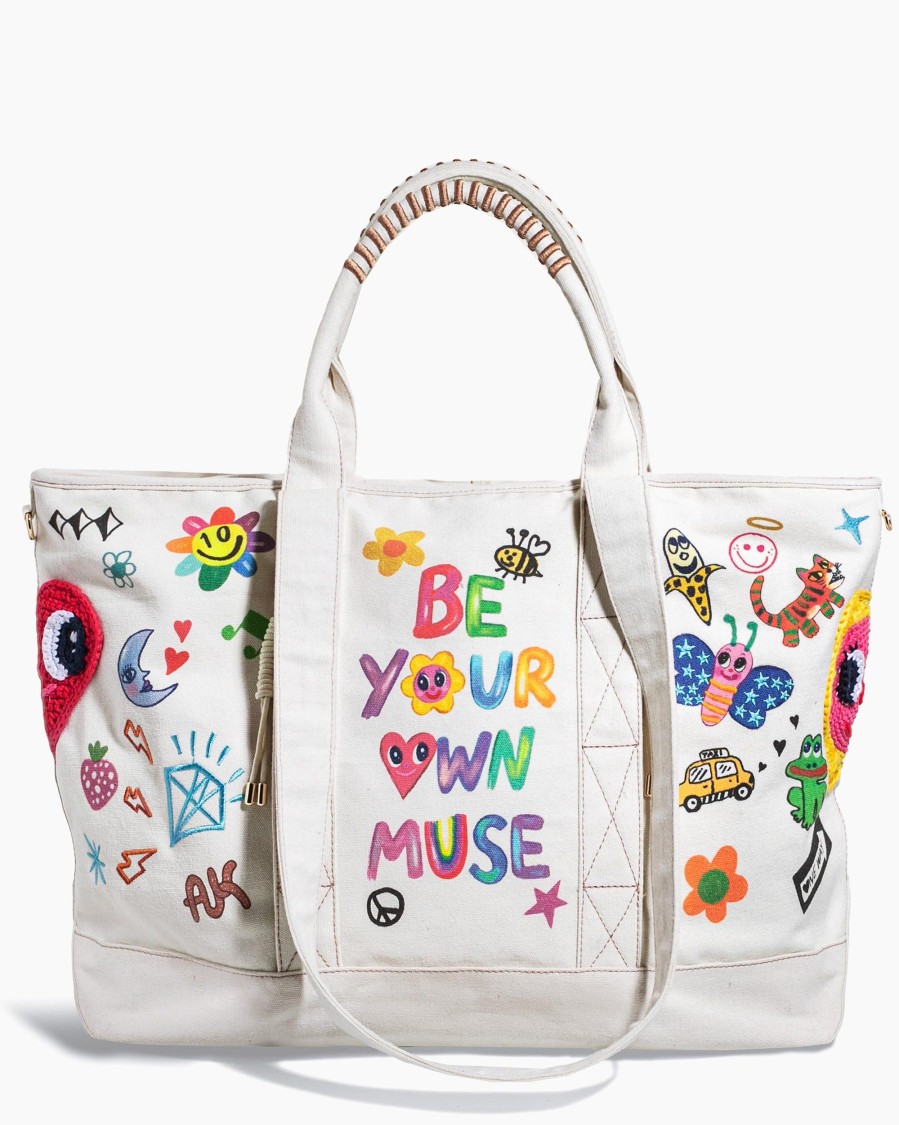 Tote Bags | Aimee Kestenberg Ak X Iscreamcolour Be Your Own Muse Tote