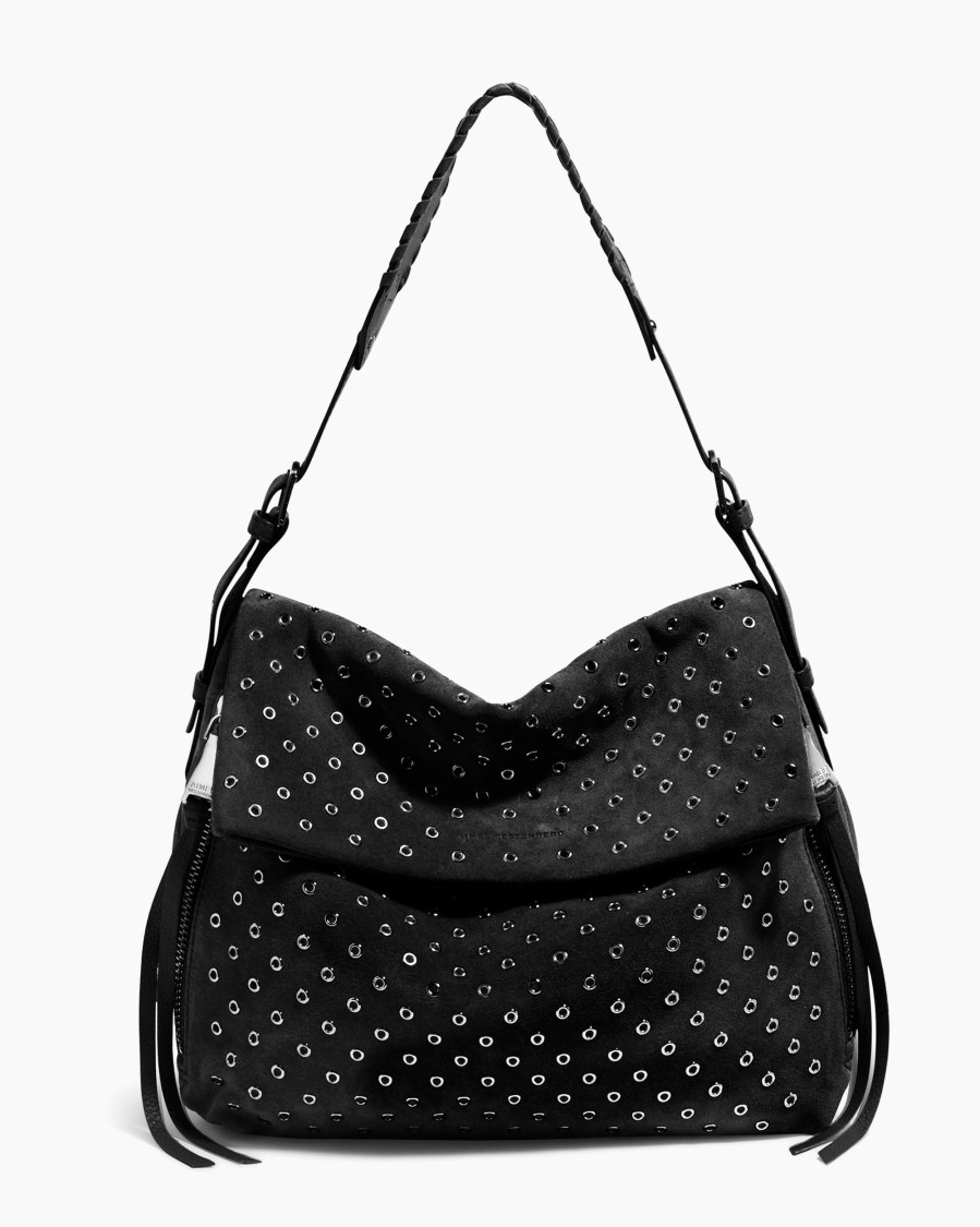 Shoulder Bags | Aimee Kestenberg Bali Novelty Double Entry Hobo In Luxury Suede