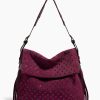 Hobos | Aimee Kestenberg Bali Novelty Double Entry Hobo In Luxury Suede